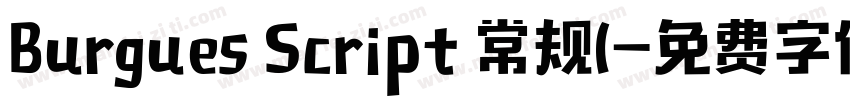 Burgues Script 常规(字体转换